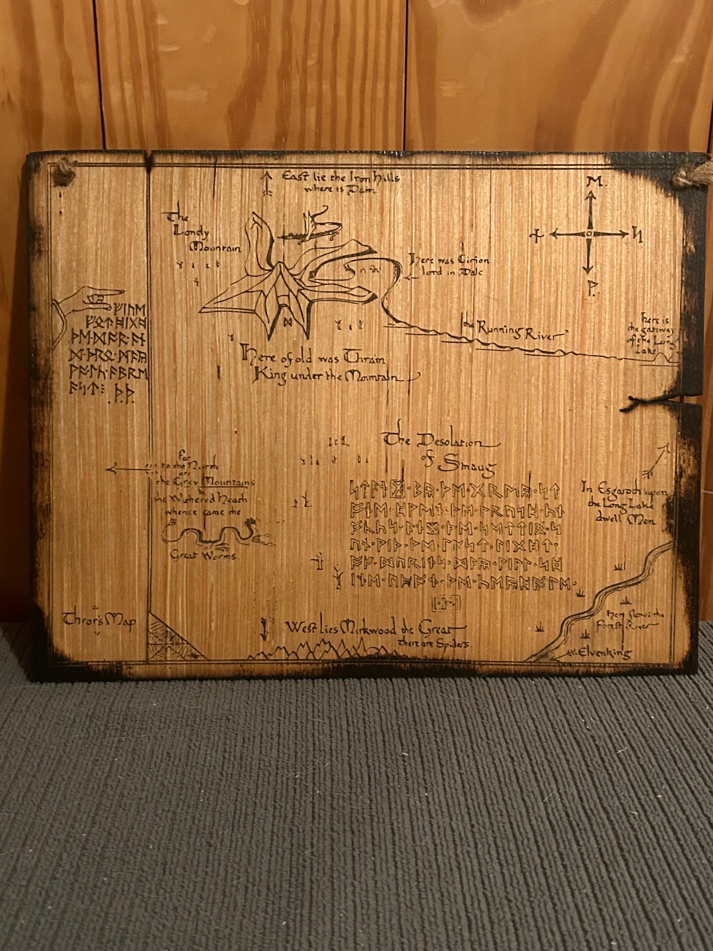 Thorin’s (Hobbit) Map