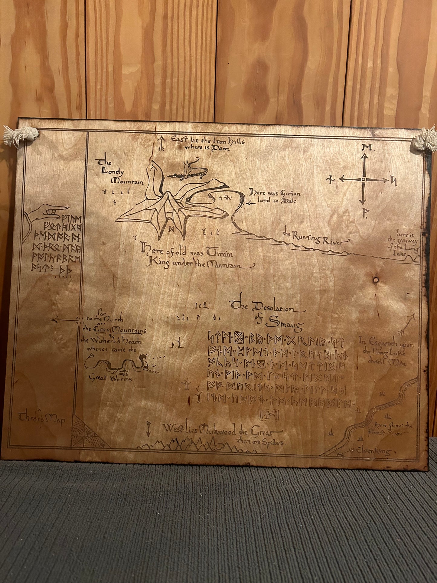 Thorin’s (Hobbit) Map