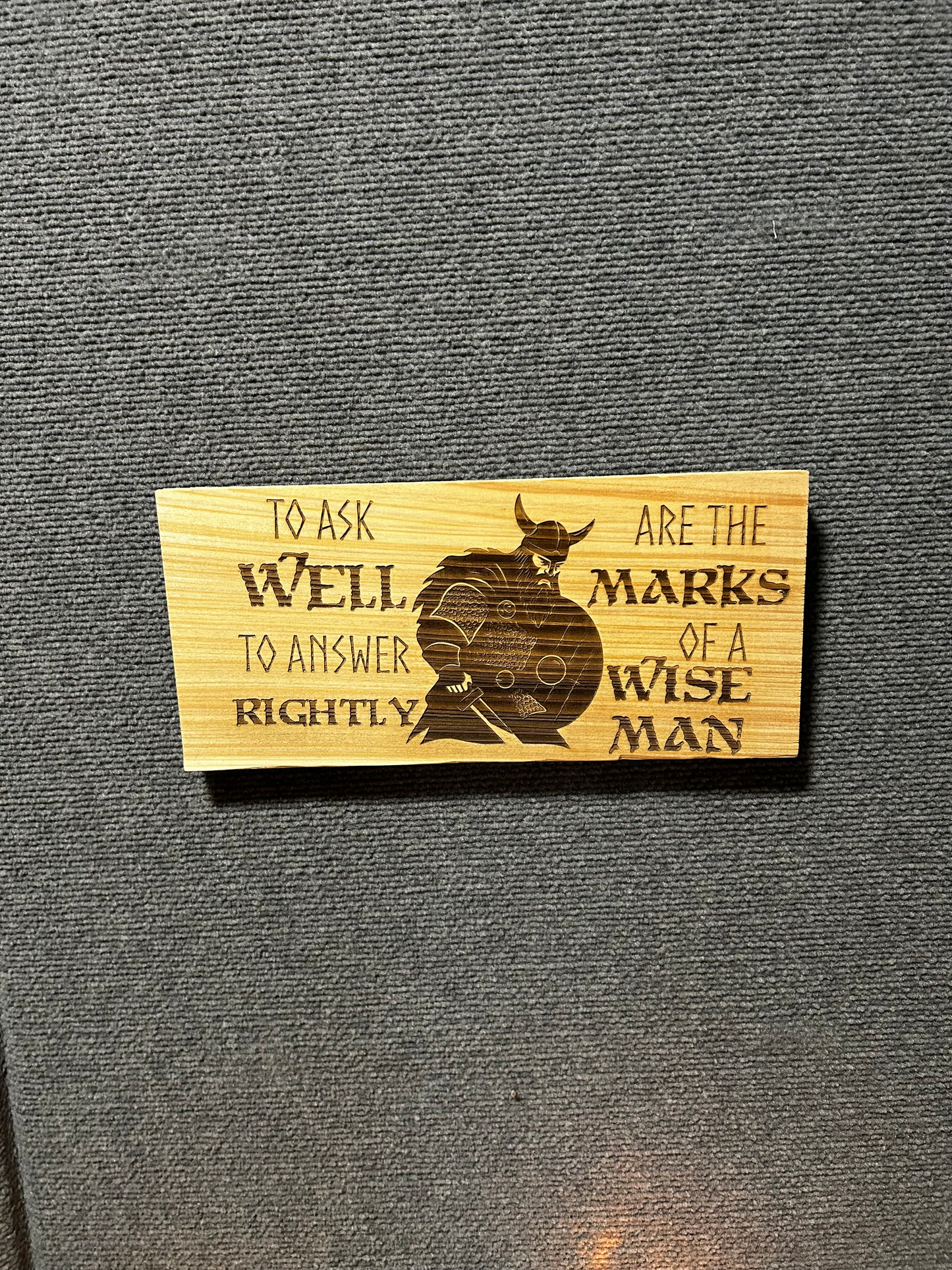 Viking Marks of a Wise Man