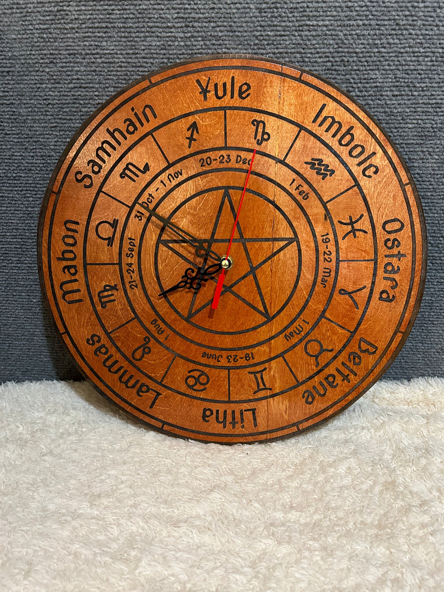 Pagan Calendar Clock
