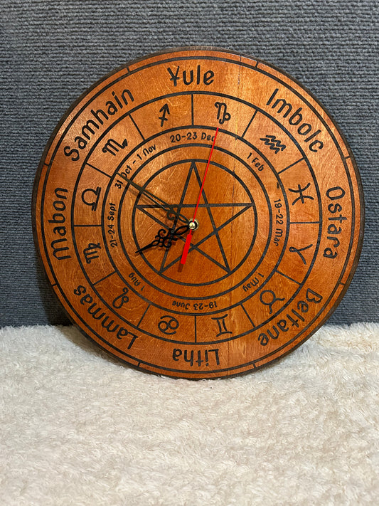 Pagan Calendar Clock