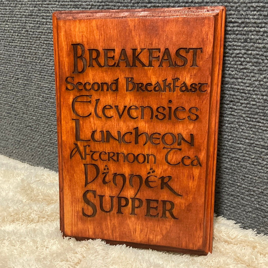 Hobbit Menu