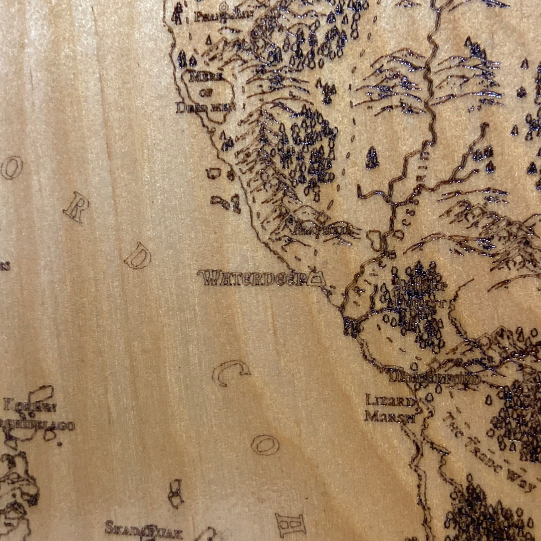 Forgotten Realms Sword Coast Map