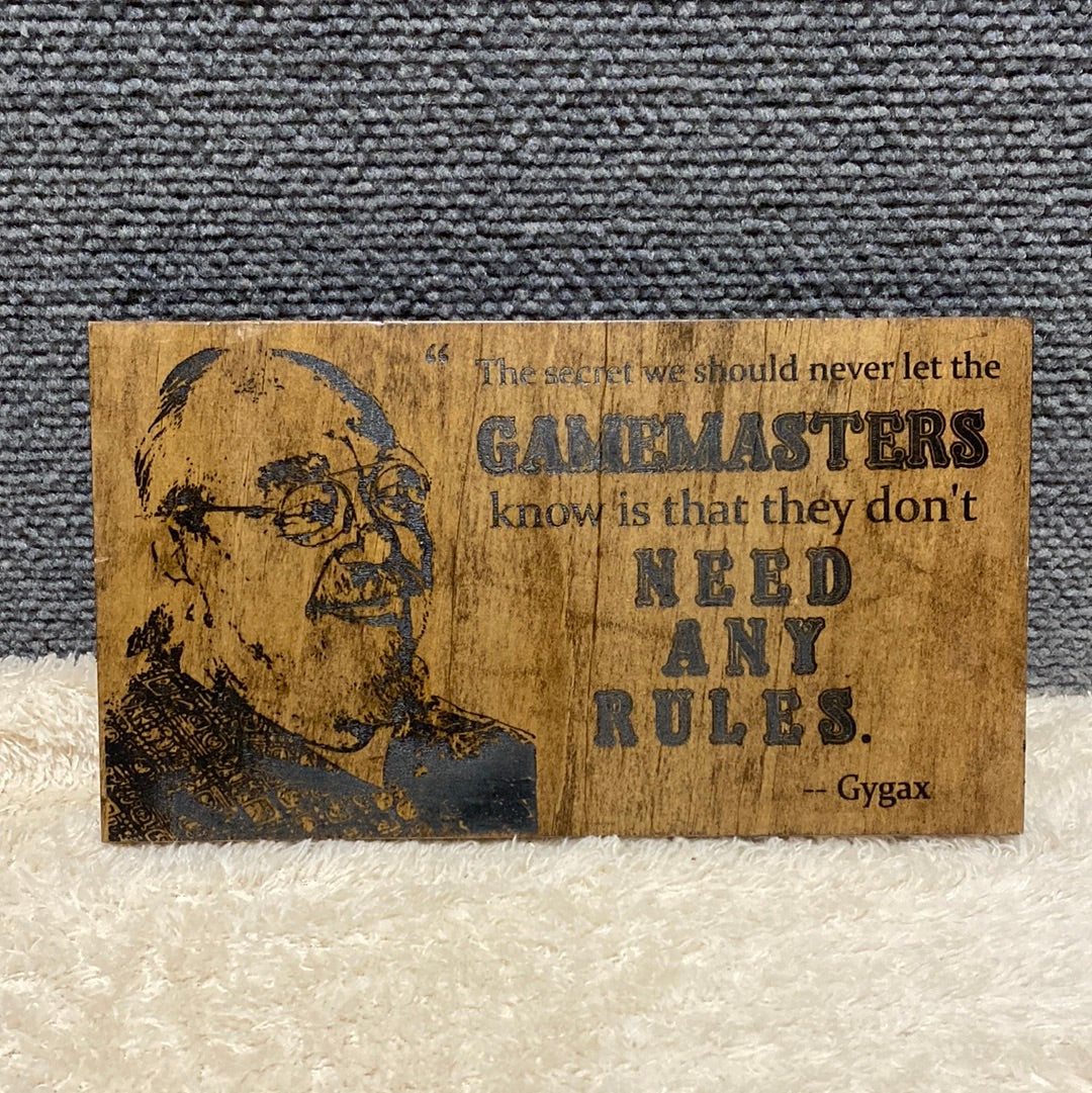 Gamemasters Don’t Need Rules