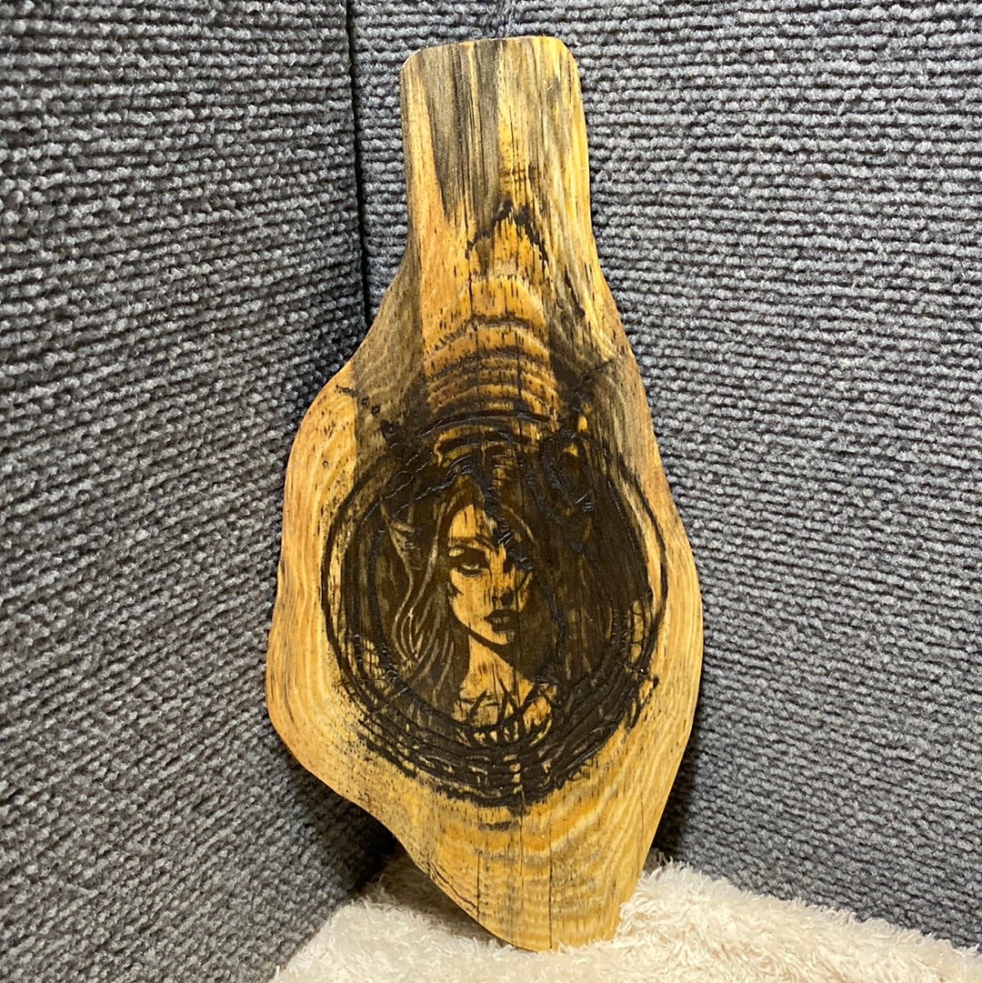 Witch on Knot hole