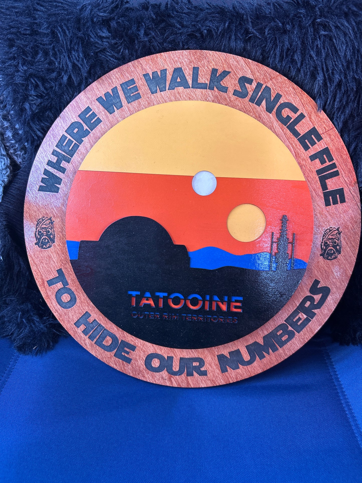 Walk single file