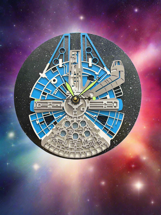 Layer Millennium Falcon Clock