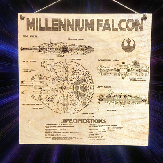 Millennium Falcon YT-1300f Schematics