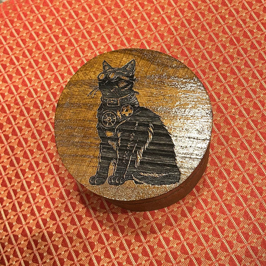 Steampunk Feline box