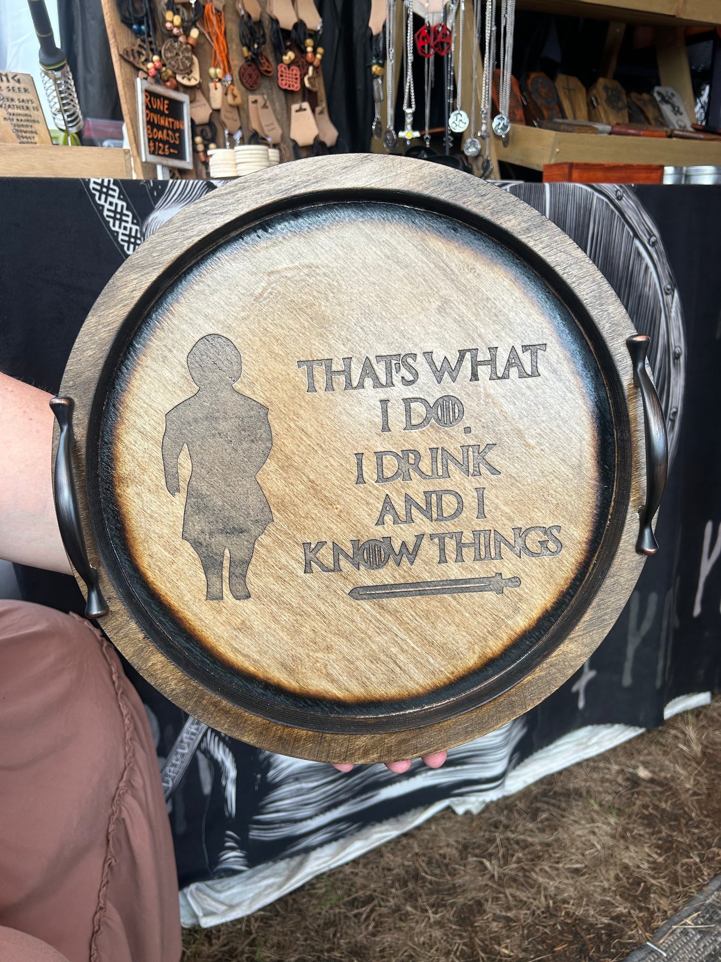 Drink and Know Things Tray