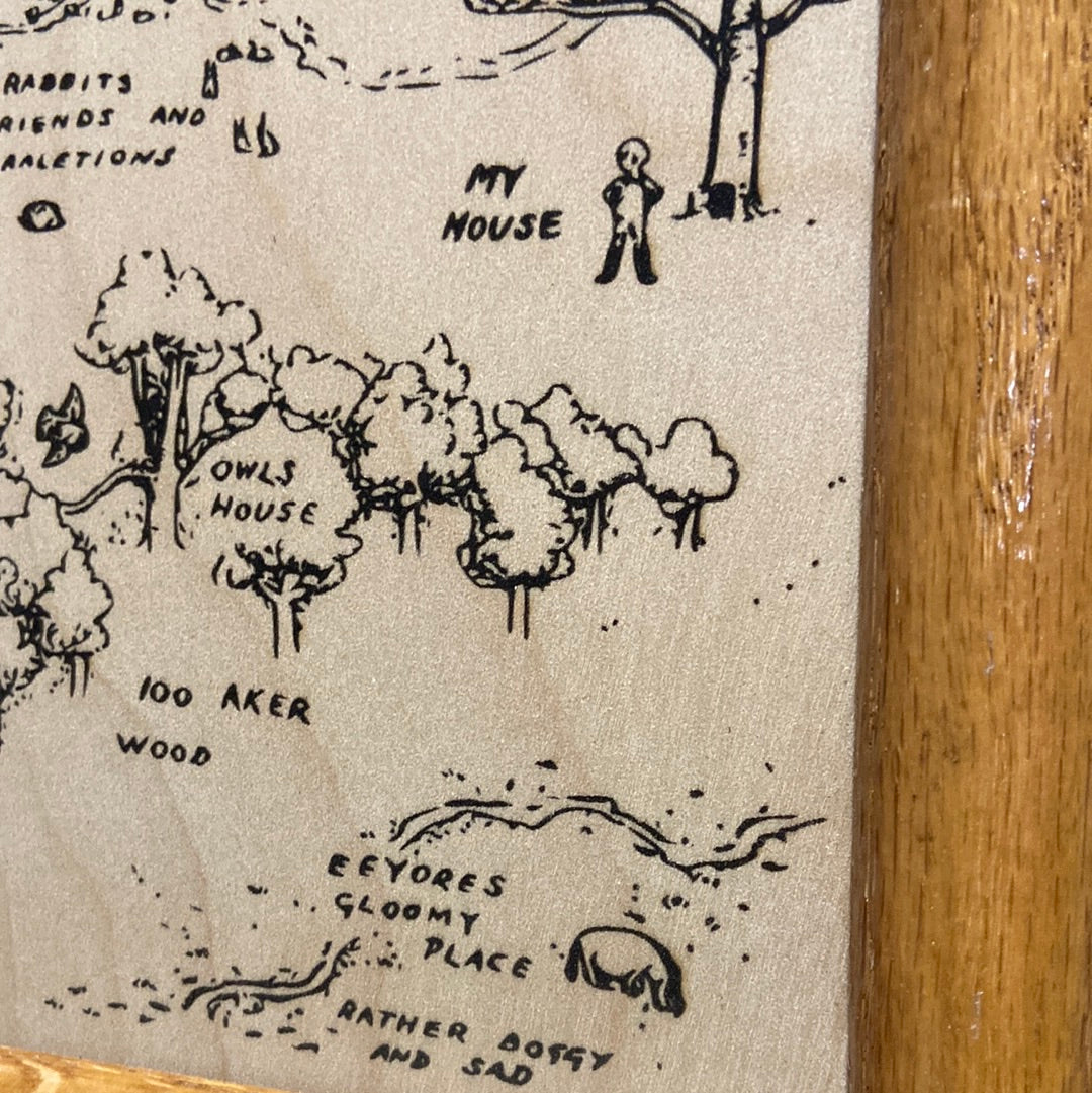 100 Aker Wood Map